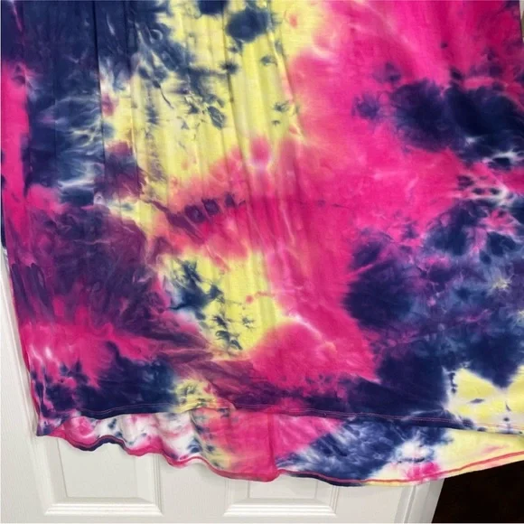 Nina Leonard Multicolor Tie-Dye Dress Size 2X - Picture 5 of 5